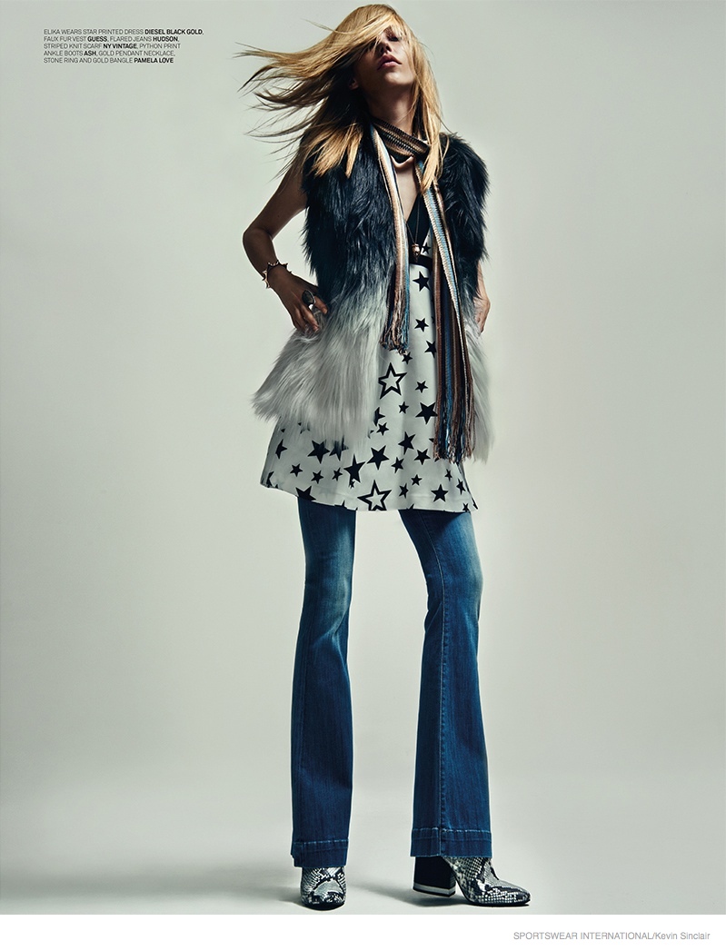 70s Trends: Eilika Meckbach by Kevin Sinclair for Sportswear