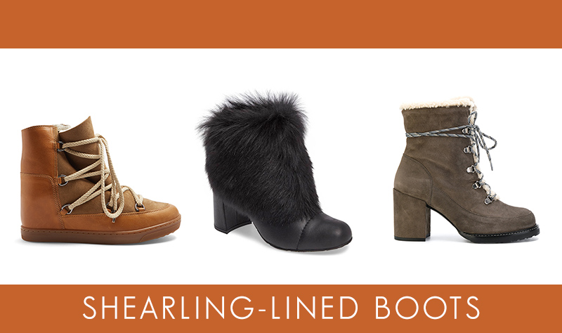 tod's shearling lined boots