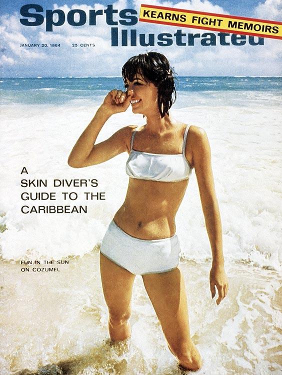 Babette March on Sports Illustrated Swimsuit Edition 1964 Cover