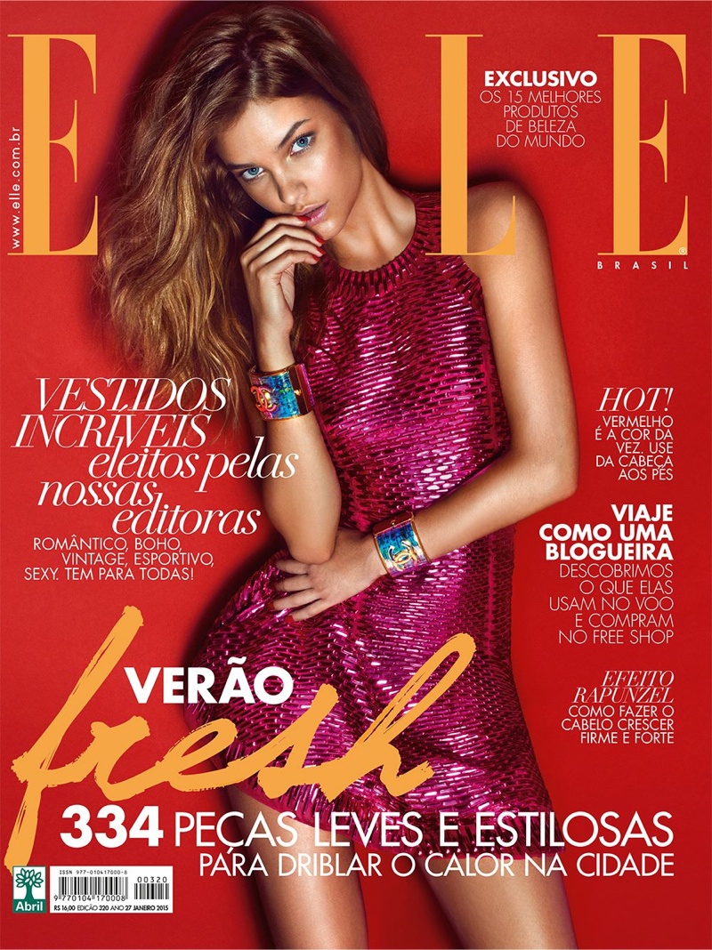 Barbara Palvin Shines on Elle Brazil January 2015 Cover