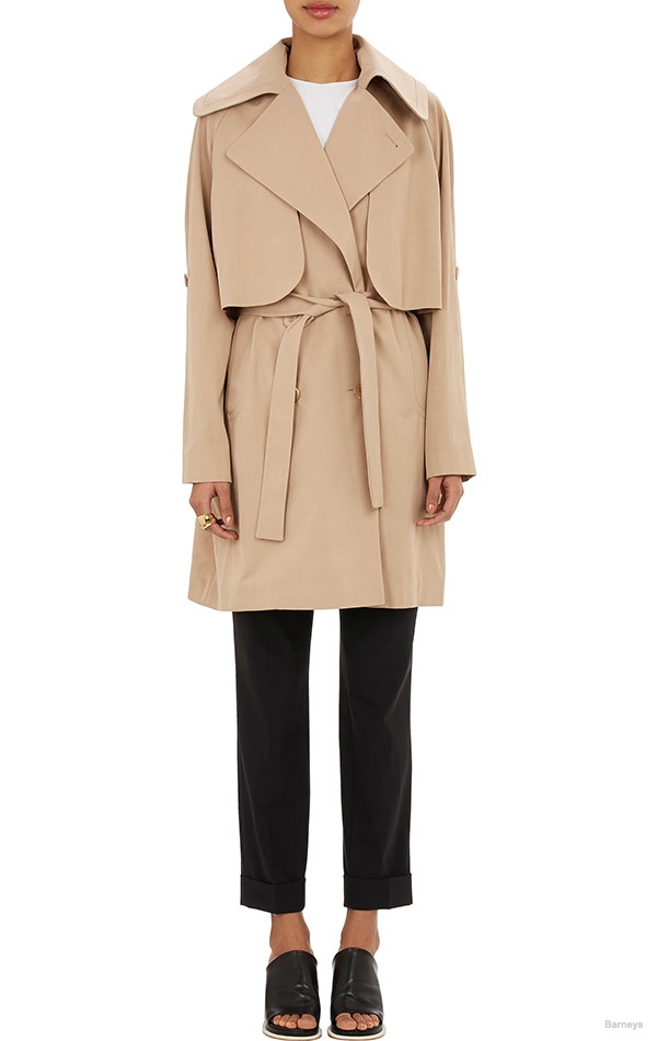 Carven Waist-Tie Trench Coat available for $1,450