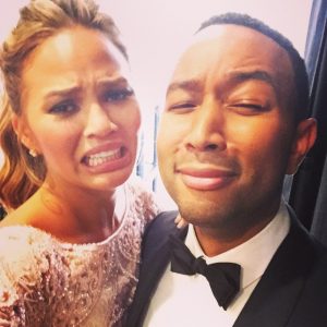 Chrissy Teigen’s Cry Face at the Golden Globes Becomes a Meme Chrissy Teigen’s Cry Face at the Golden Globes Becomes a Meme