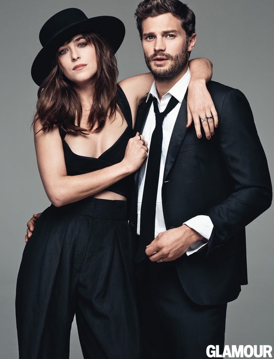 Dakota Johnson And Jamie Dornan Star In Glamour And Talk 50 Shades Of Grey Fashion Gone Rogue