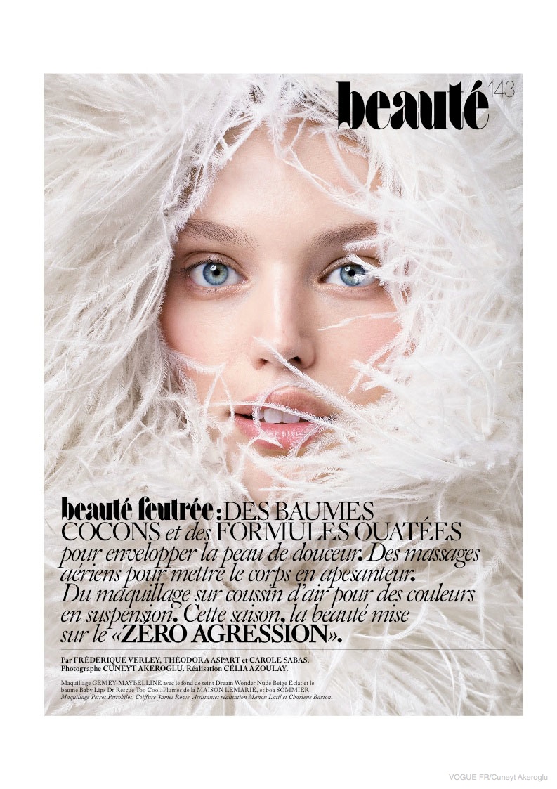 Covered Beauty: Emily DiDonato Poses for Cuneyt Akerglou in Vogue Paris