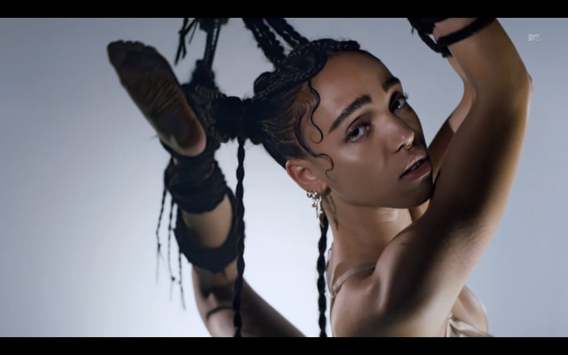 FKA Twigs Gets Tied Up by Her Hair in “Pendulum” Music Video