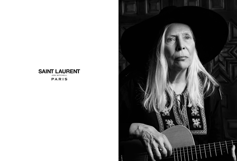 Joni Mitchell Appears in Saint Laurent’s 2015 Music Project