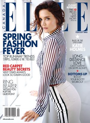 Katie Holmes Covers ELLE Canada, Talks “Dawson’s Creek” Katie Holmes Covers ELLE Canada, Talks “Dawson’s Creek”