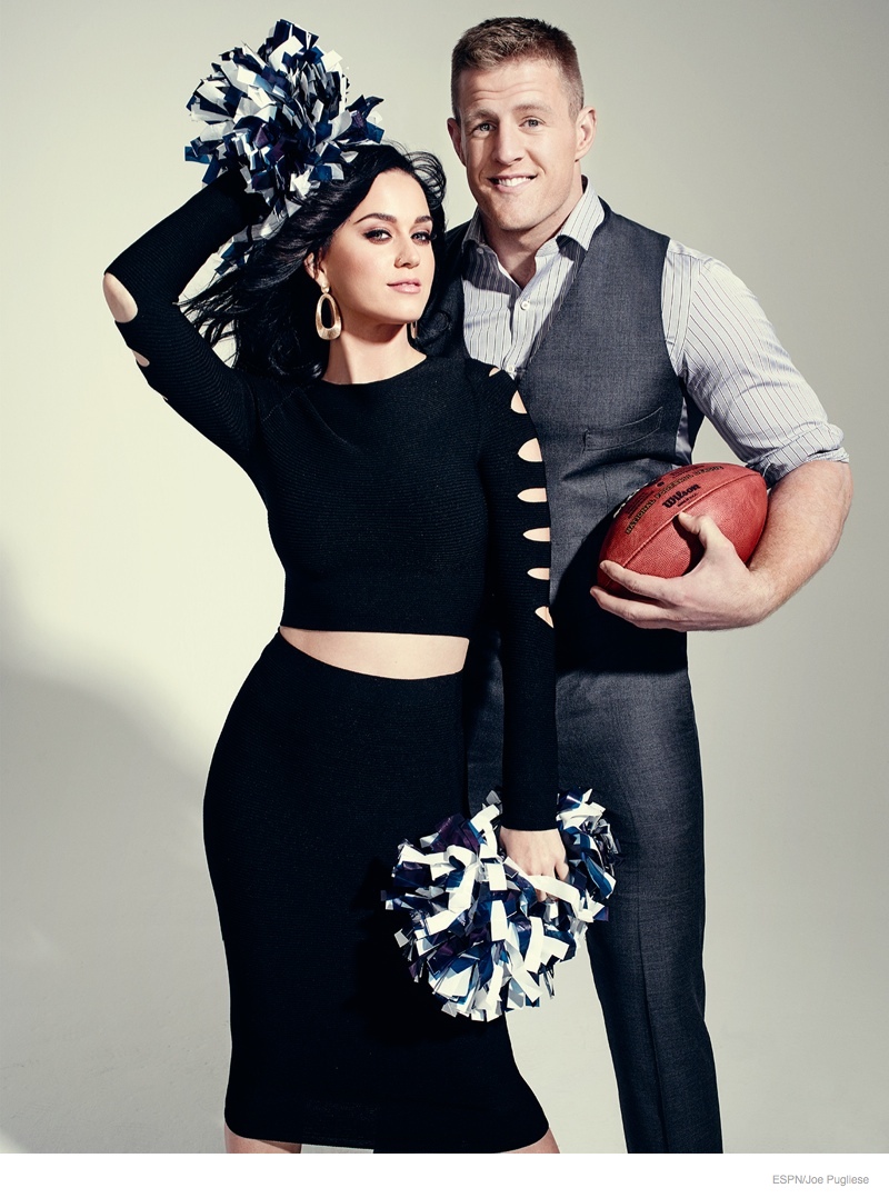 Katy Perry Preps for Super Bowl Performance with ESPN the Magazine Cover