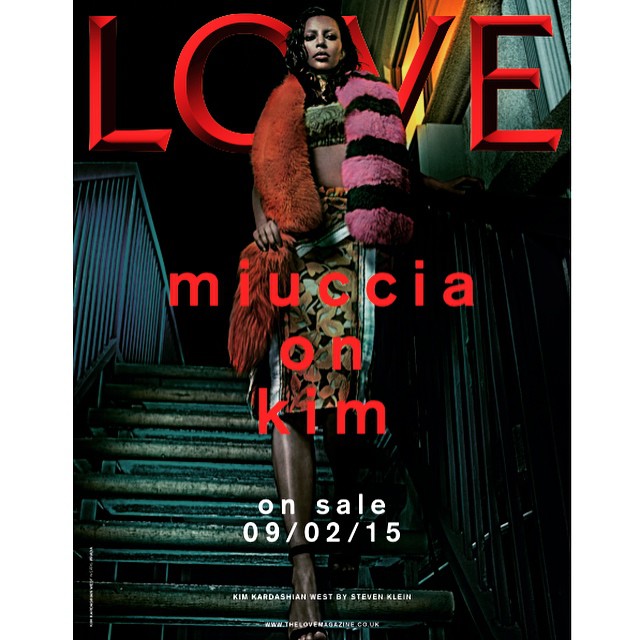 Kim Kardashian Wears Prada for LOVE Magazine Teaser