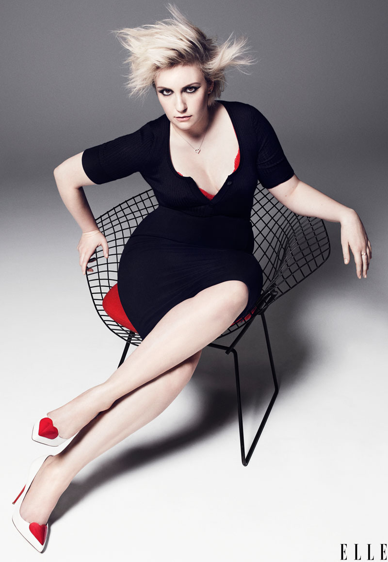 Lena Dunham for Elle February 2015