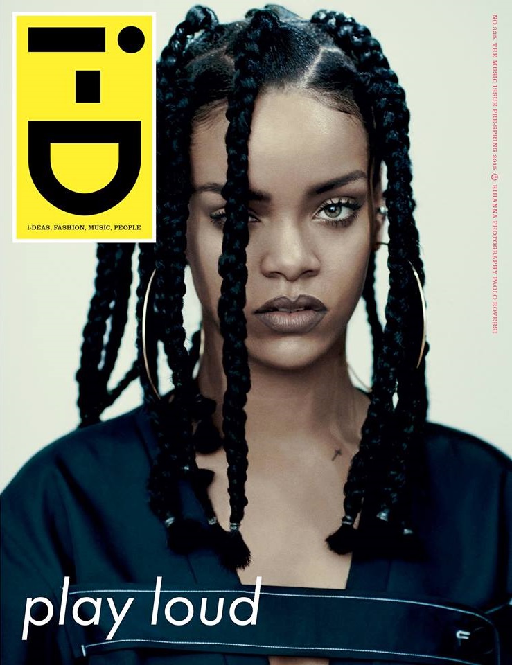 Rihanna Does 90s Style for i-D Pre-Spring 2015 Cover