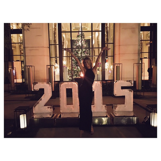 Rosie Huntington-Whiteley rings in 2015