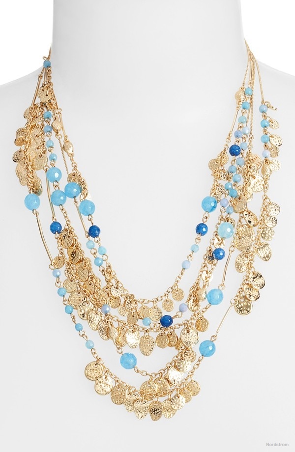 Sequin Beaded Multistrand Necklace available at Nordstrom for $125.00