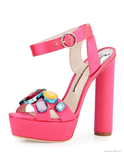 Sophia Webster ‘Amanda’ Jewel-Embellished Platform Sandal available for $595.00