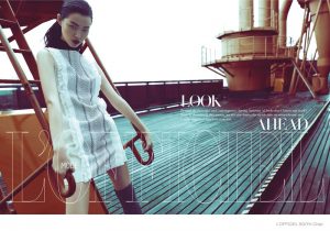 Tian Yi Models Modern Looks for L’Officiel Singapore Tian Yi Models Modern Looks for L’Officiel Singapore