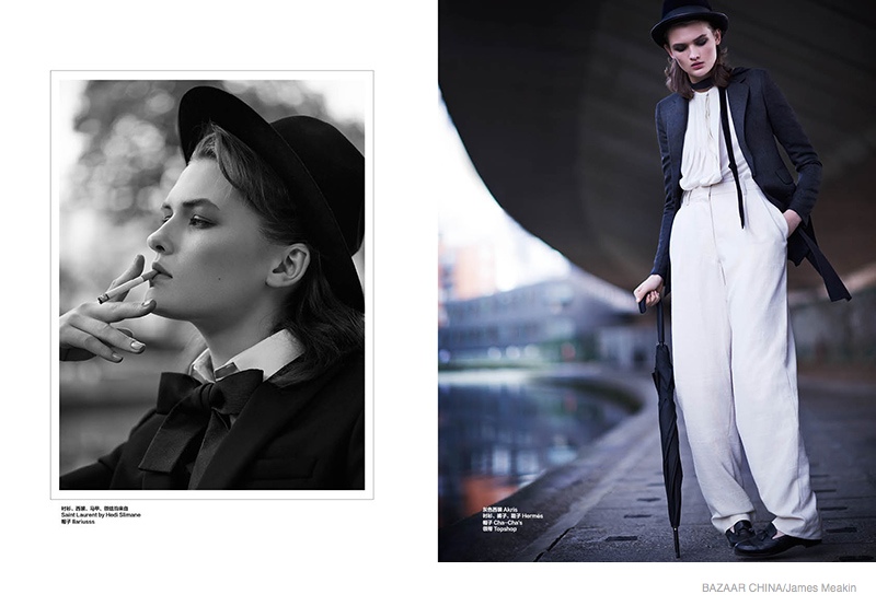 Lara Mullen in Tomboy Style for Bazaar China by James Meakin