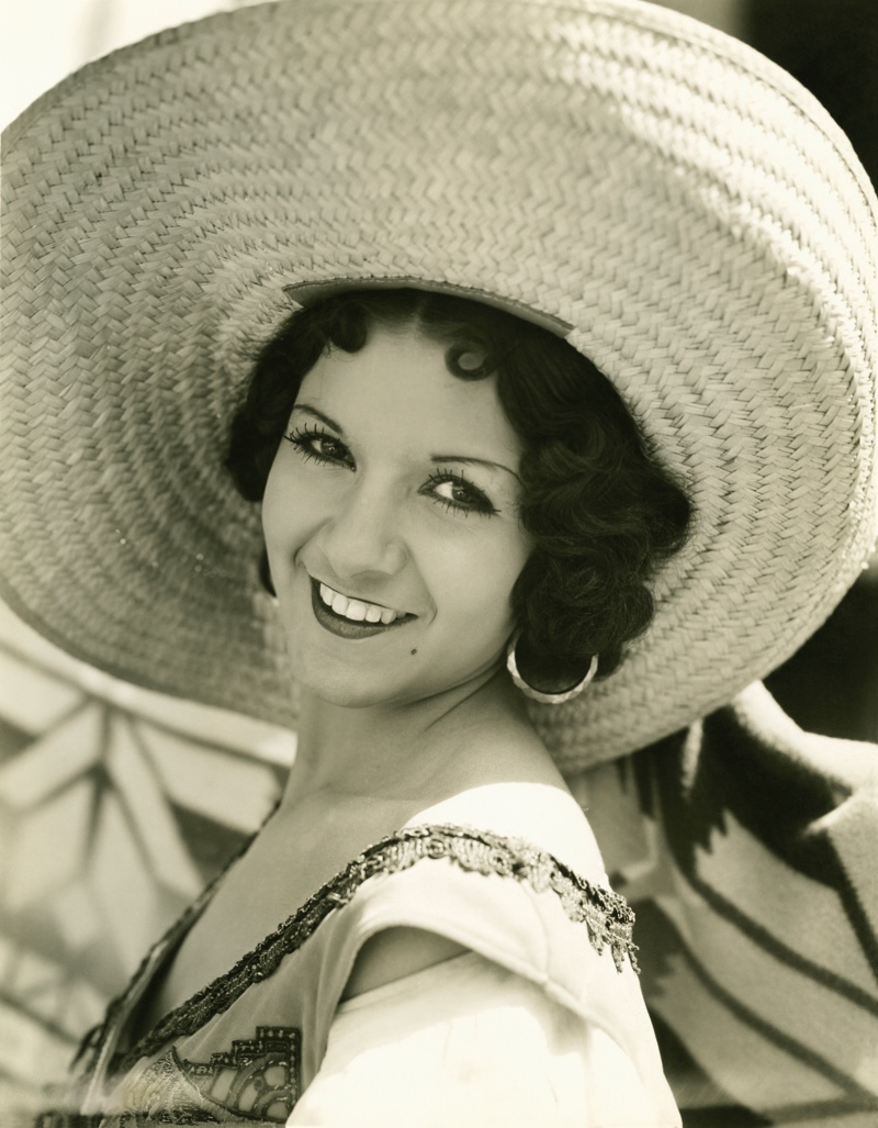 Thick Curls 1930s Sun Hat