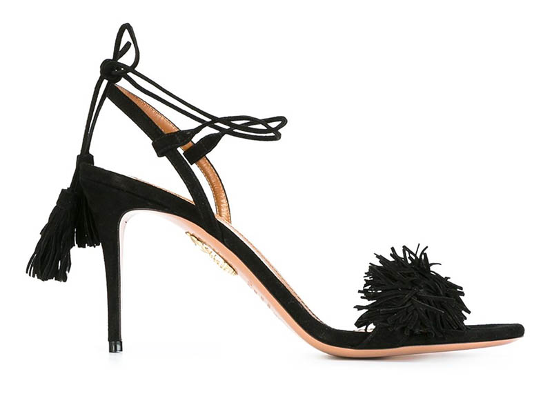 Aquazzura Wild Things Fringe Sandal $785