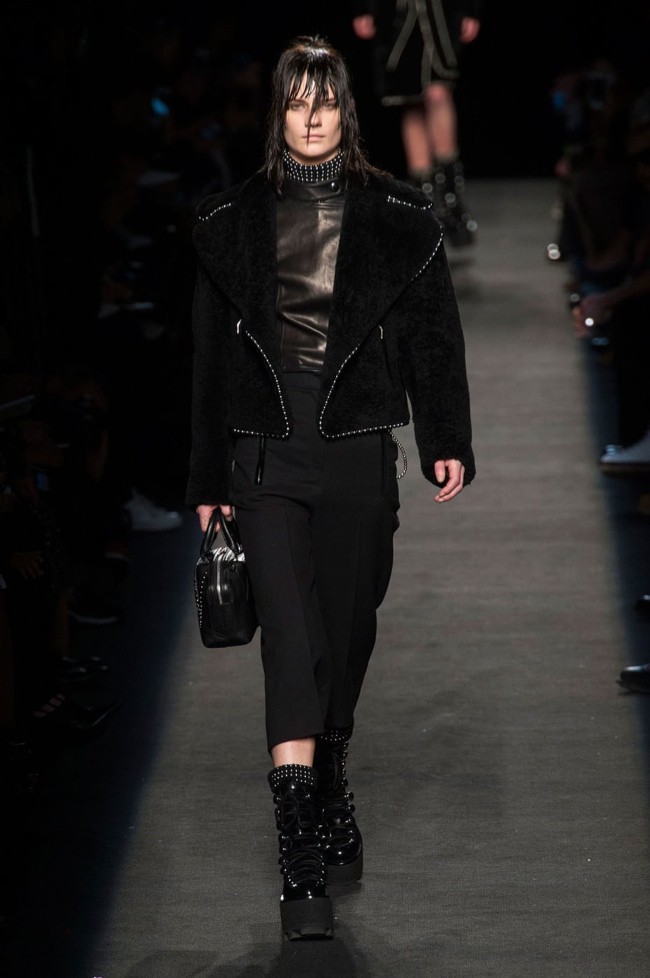Alexander Wang Creates Edgy, Rocker Looks for Fall 2015
