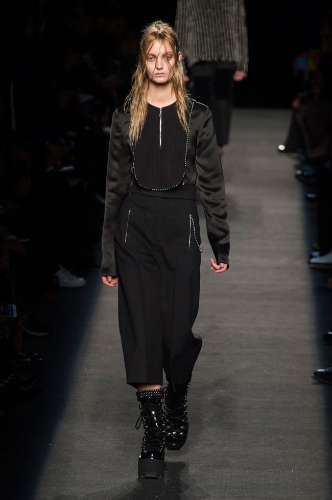 Alexander Wang Creates Edgy, Rocker Looks for Fall 2015