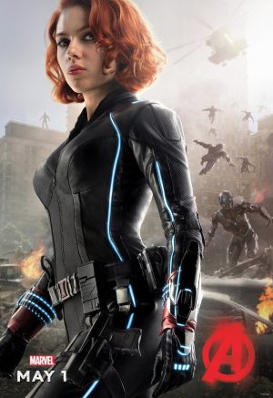 Scarlett Johansson Suits Up as Black Widow for 'Avengers: Age of Ultron' Poster Scarlett Johansson Suits Up as Black Widow for 'Avengers: Age of Ultron' Poster