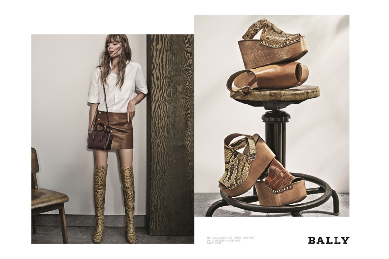 Freja Beha Erichsen Stars in Bally Spring 2015 Campaign