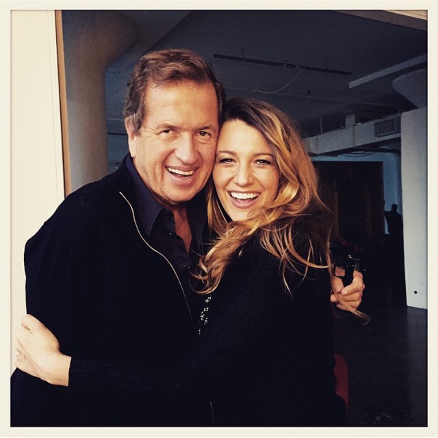Blake Lively Does Her First Post-Baby Shoot with Mario Testino