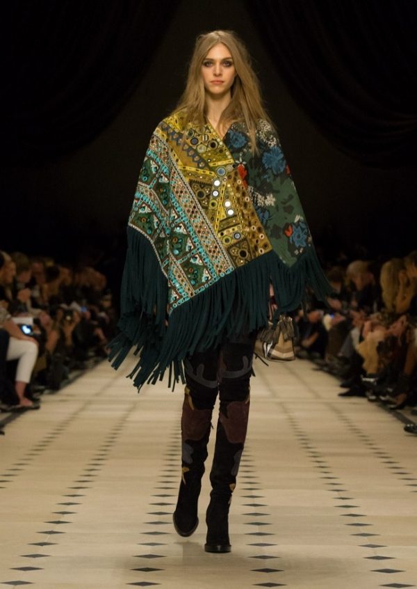Burberry Embraces the 1970s & Fringe for Fall 2015 – Fashion Gone Rogue