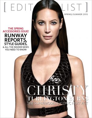 Christy Turlington Wears Sexy Bra Top on Editorialist Cover Christy Turlington Wears Sexy Bra Top on Editorialist Cover