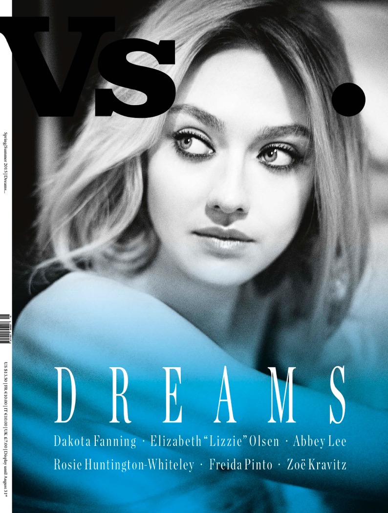 Vs. Magazine Taps Dakota Fanning, Rosie Huntington-Whiteley + More for S/S 2015 Covers