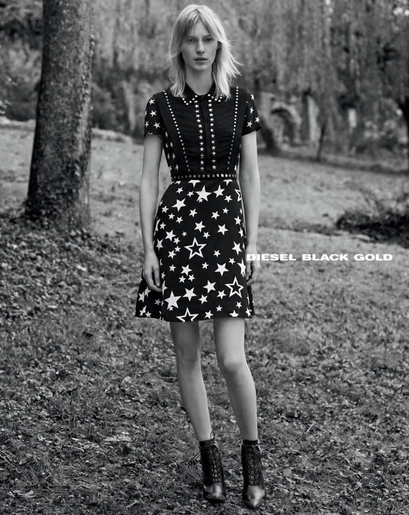 Julia Nobis is a Cool Kid in Diesel Black Gold’s Spring 2015 Campaign