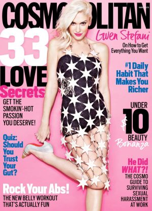 Gwen Stefani Covers Cosmopolitan & Talks Marrying a 'Hot Guy'