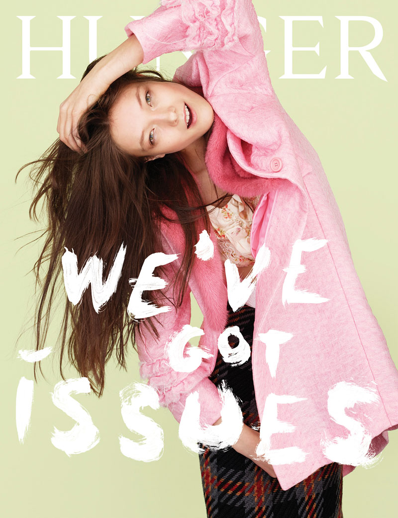 Yumi Lambert on Hunger Magazine 08 Cover. Photo by Rankin. 