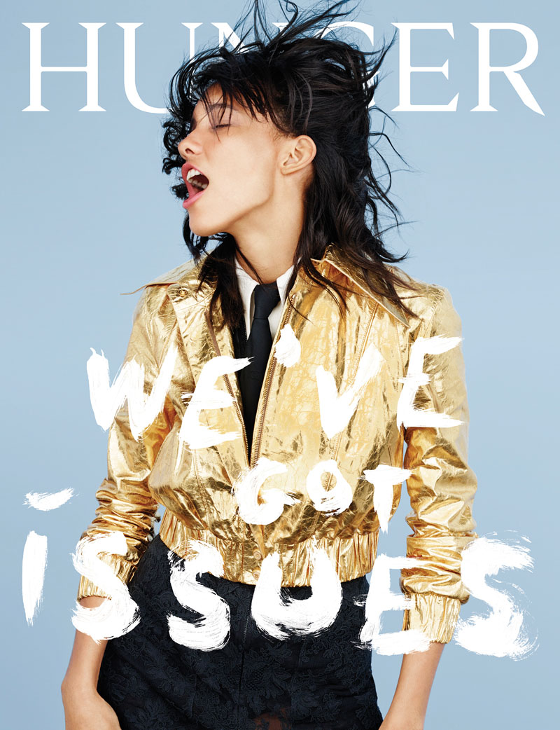 Cora Emmanuel on Hunger Magazine 08 Cover. Photo by Rankin. 