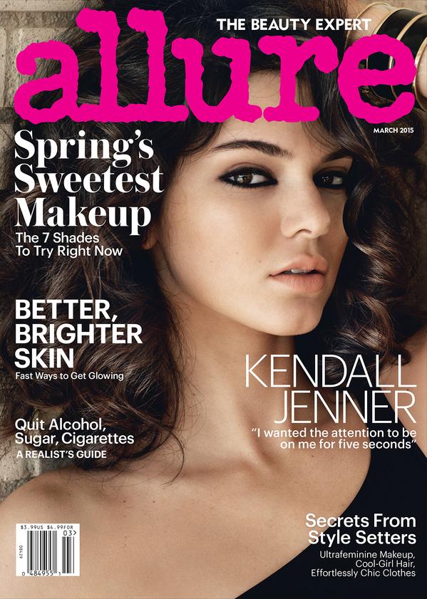 Kendall Jenner Rocks Sexy Curls on Allure Cover