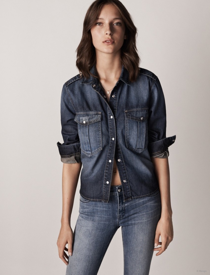 Denim on Denim: Mango Launches Jeans Style Book with Julia Bergshoef
