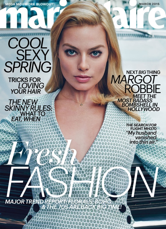 Margot Robbie Covers Marie Claire & Says She Looks Like a ‘Toothpaste Model’