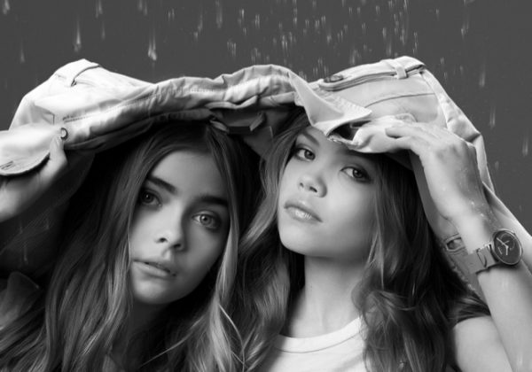 Mini Kate Moss & Cara Delevingne Recreate Burberry Images for Watch ...