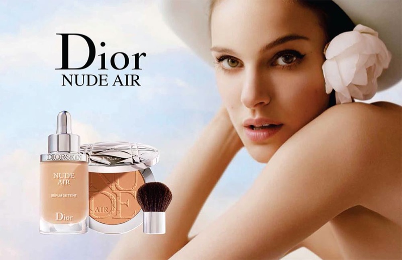 Natalie Portman for Diorskin Nude Air Makeup Campaign (2015)