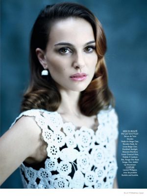 Natalie Portman Channels Classic Hollywood Beauty in Dior for Elle France Natalie Portman Channels Classic Hollywood Beauty in Dior for Elle France