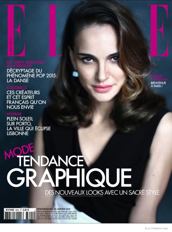 Natalie Portman Channels Classic Hollywood Beauty in Dior for Elle ...