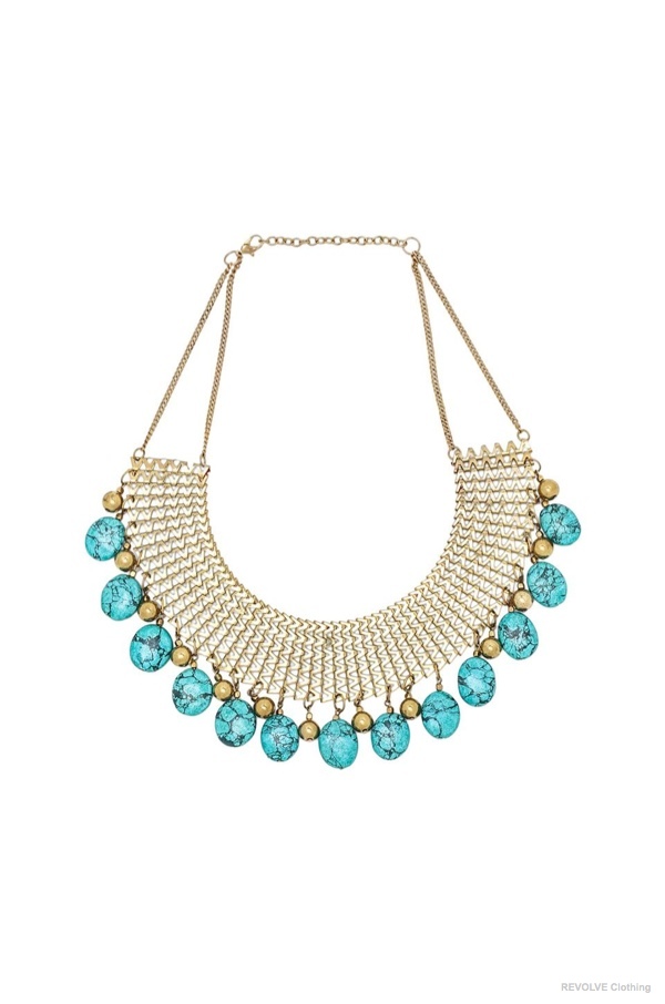 Raga Turquoise Stone Necklace available for $52.00