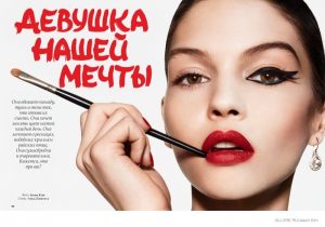 Kate B. Wears Red Makeup Looks for Allure Russia by Jason Kim Kate B. Wears Red Makeup Looks for Allure Russia by Jason Kim