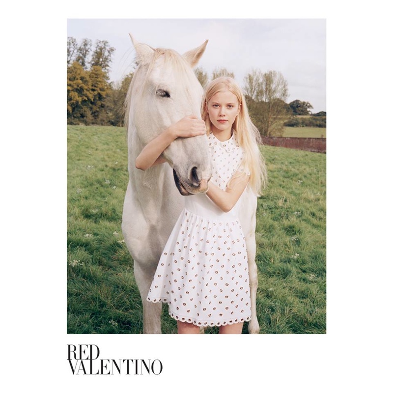 Red Valentino Features Dreamy Styles in Its Spring 2015 Campaign