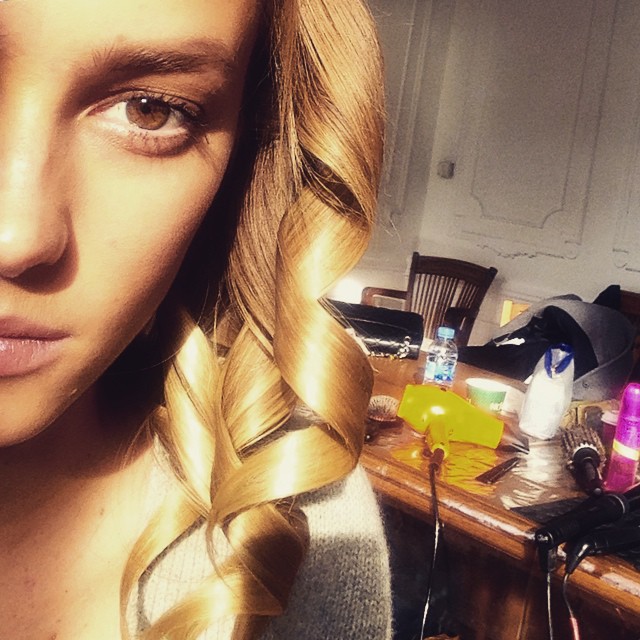 Sigrid Agren shares selfie with golden curls