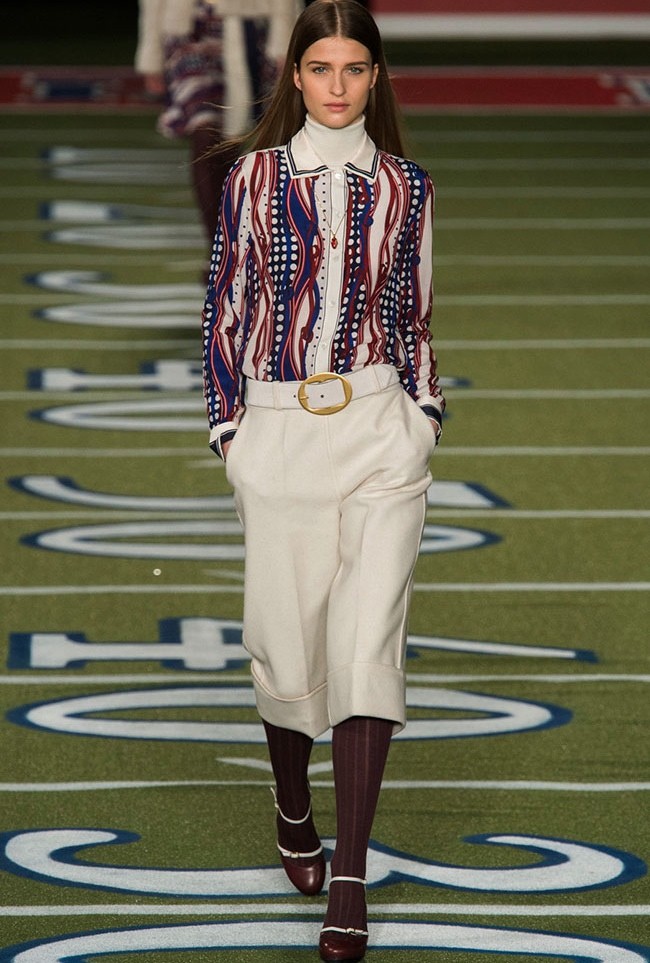 A look from Tommy Hilfiger's winter 2015 collection