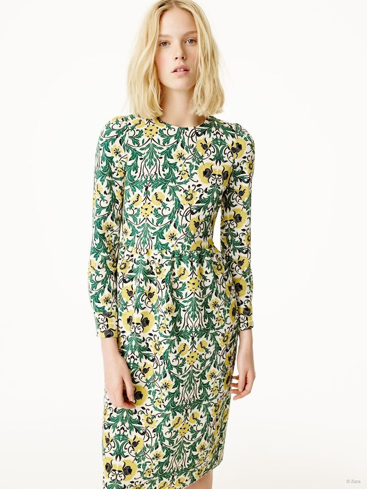 Zara Embraces Floral Prints & Denim for Spring 2015 Collection