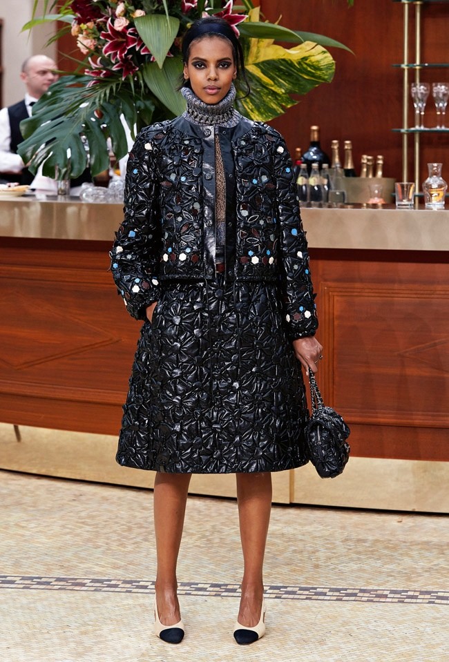 A look from Chanel's fall-winter 2015 collection