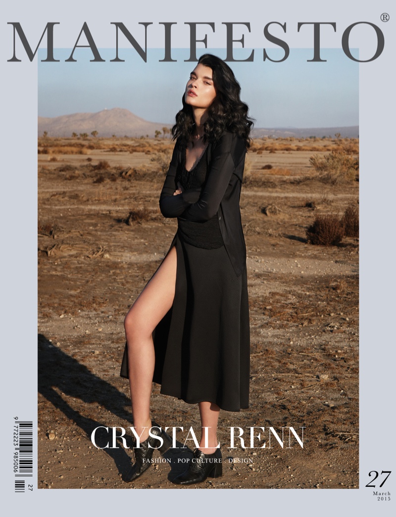 Crystal Renn lands the March 2015 cover from Manifesto Magazine. 