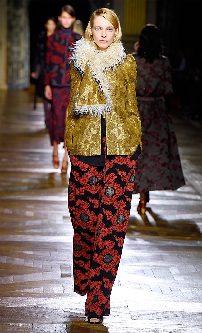 Dries Van Noten Fall 2015: Glamorous Bohemian